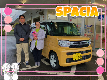 ☆☆☆新型スペーシアご納車いたしました☆☆☆